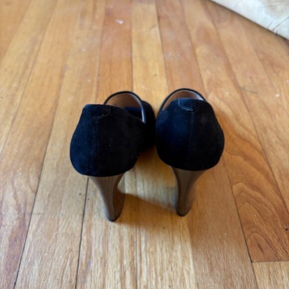 Coach Swede peek a boo toe shoe - Picture 3 of 4